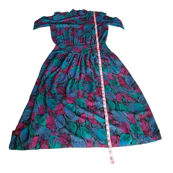 Vintage Patty O'Neil by Monique Robidoux Secretary Midi Dress Size 10 - Picture 9 of 12